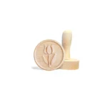 Koekstempel met open tulp