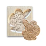 Speculaasplankje paashaas met koekje