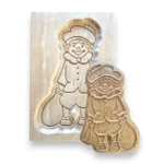 Speculaasplank Pieterbaas met koekje