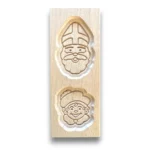 Speculaasplank met Sint en Piet