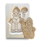 Speculaasplank Sinterklaas met koekje