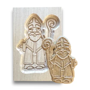 Speculaasplank Sinterklaas met koekje