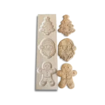 Speculaasplank kerstfeest met speculaasjes erbij